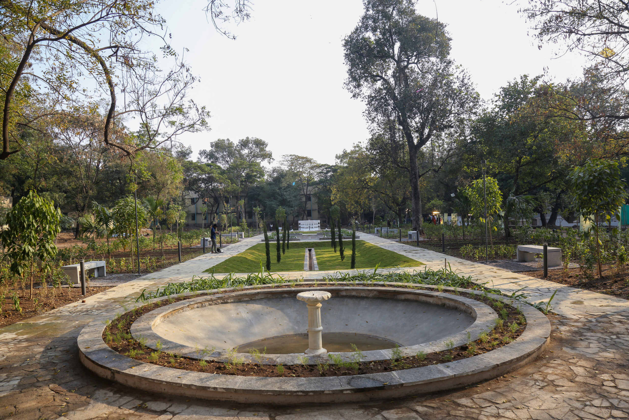 Rang Mahal Gateway and Gardens at the Hyderabad Residency, Telangana