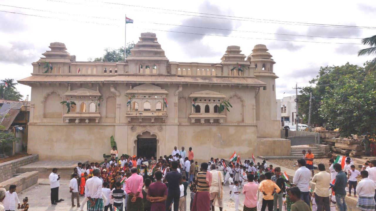 Gagan Mahal Pavilion at Anegundi, Koppal, Karnataka